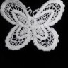 APP51097 - White Cotton Butterfly Applique